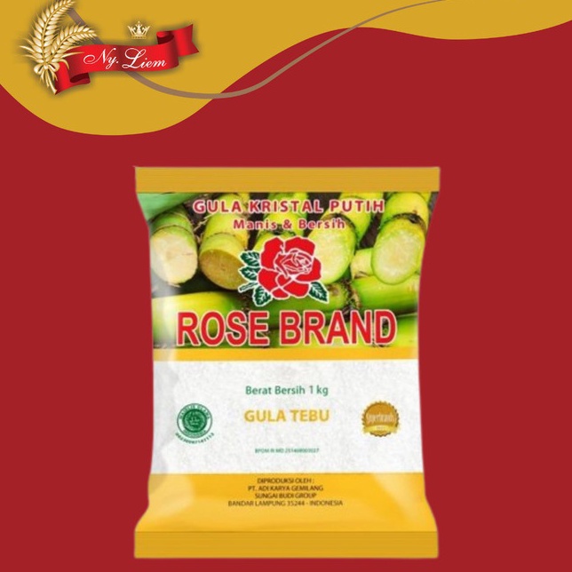 

Promo Keren ROSE BRAND Gula TEBU Kristal Putih Gula KUNING 1 kg