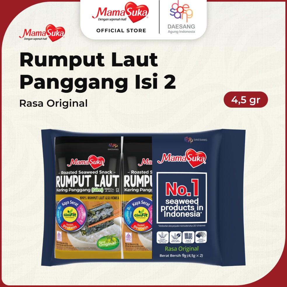 

Sale sale MamaSuka Rumput Laut Panggang Isi 2 45 gr