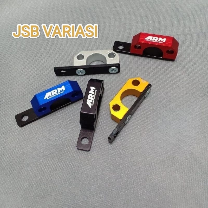 Braket Selang Rem Depan CNC Klem Selang Rem Depan PNP All Honda Yamaha Vario Beat Scoopy Genio Mongg