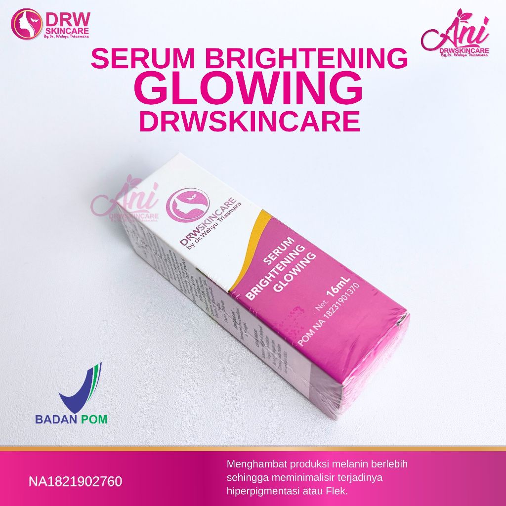Drw Skincare Serum Brightening Glow Mencerahkan Dan Flek Hitam
