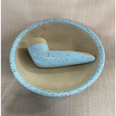 Cobek Estetik Keramik Warna / Cobek Keramik dan Uleg Keramik Kekinian / Set Cobek Keramik Estetik Co