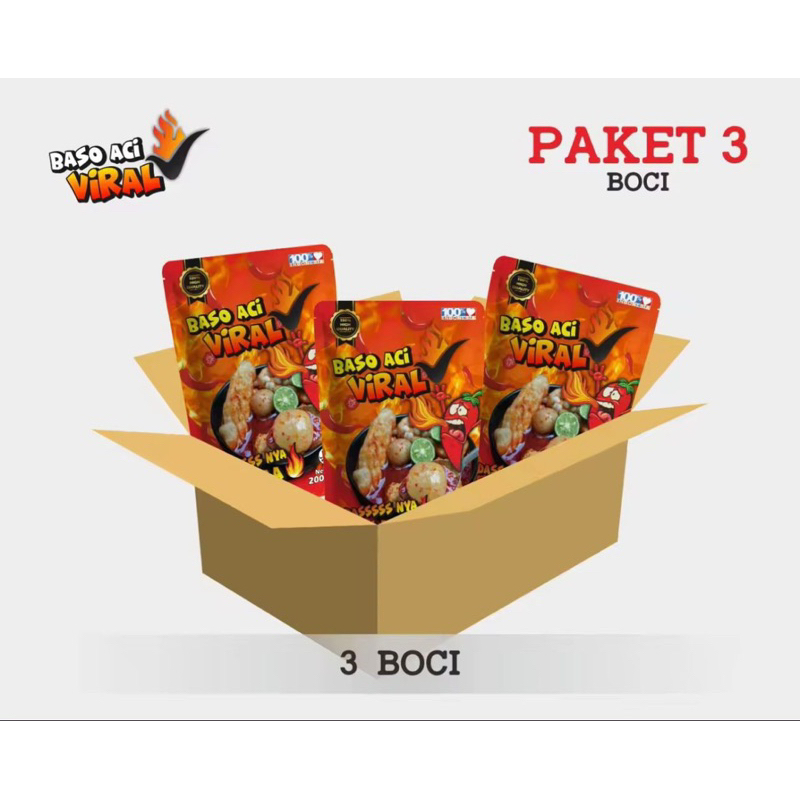 

baso aci viral paket 3 bungkus