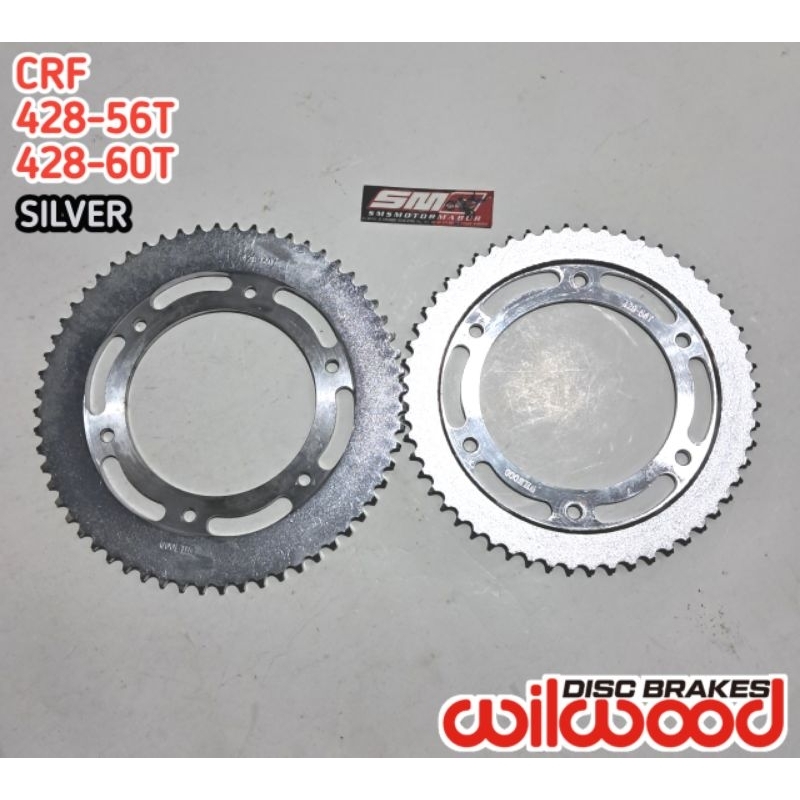 Gir Belakang CRF 150L Wilwood UK 56T,60T Silver