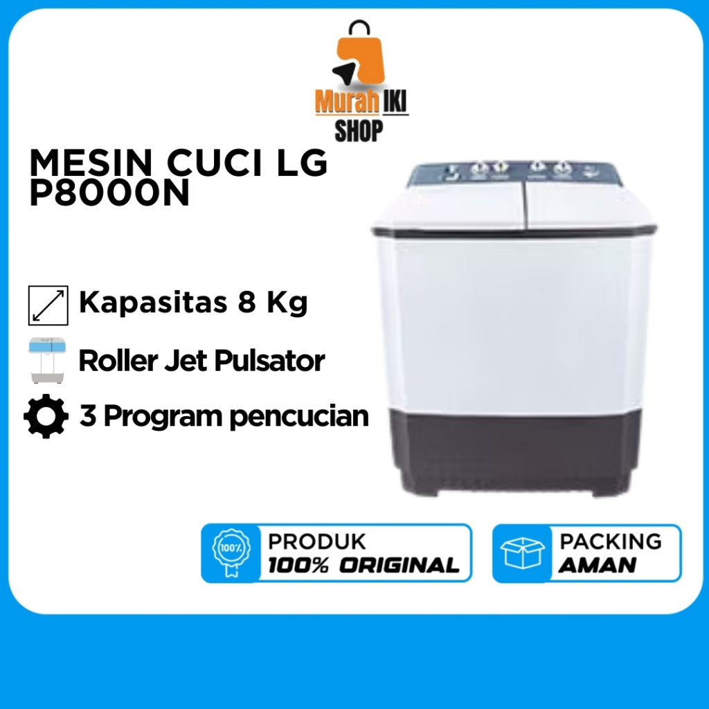MESIN CUCI LG P8000N