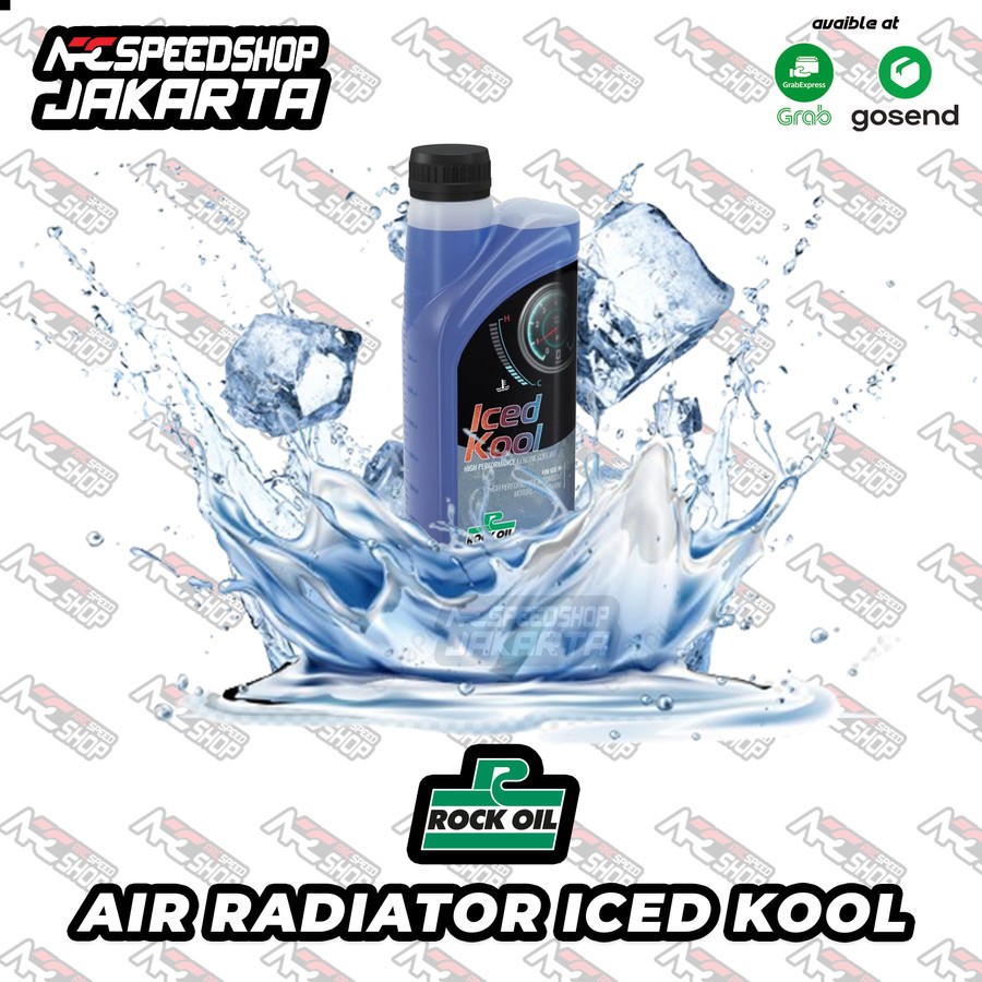 AIR RADIATOR ROCK OIL ICED KOOL 1LITER ENGINE COOLANT ROCK OIL PENDINGIN RADIATOR ZX25R ZX4R ZX10 Z2