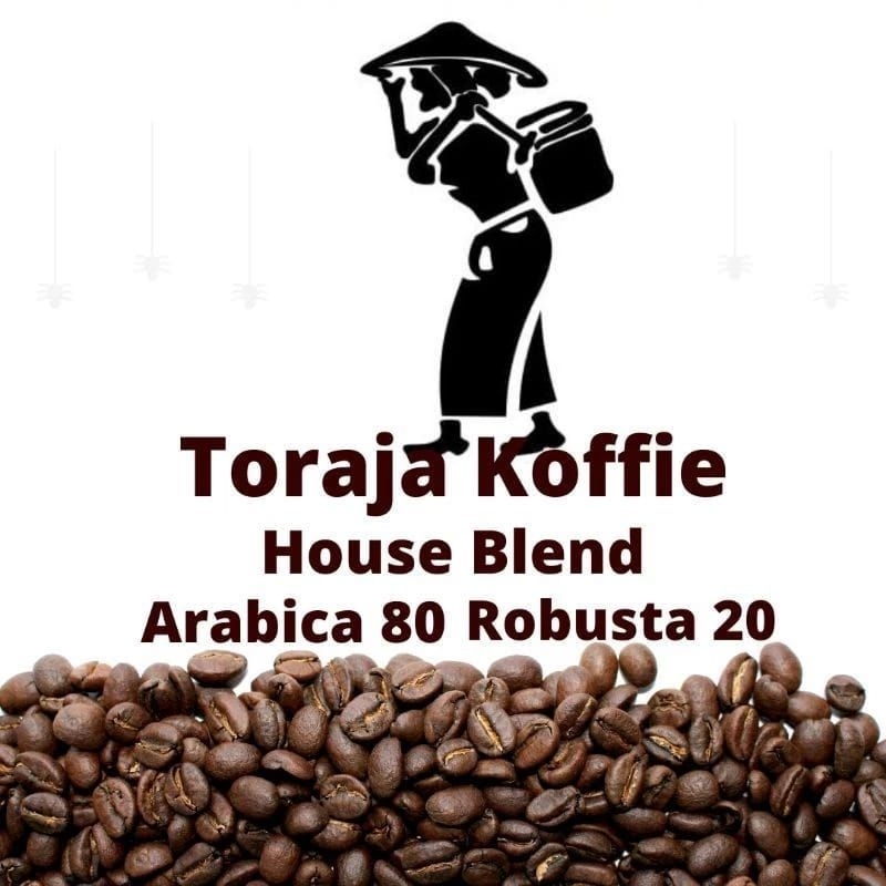 

Toraja Koffie Sapan House Blend Kopi Arabica Toraja Blend Robusta Toraja 1kg