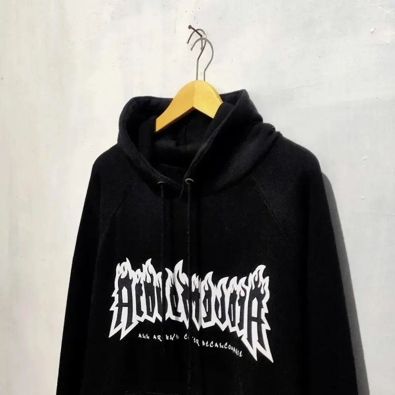Hoodie acover hitam