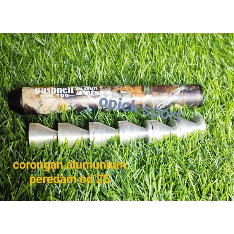 corongan alumunium peredam od 25