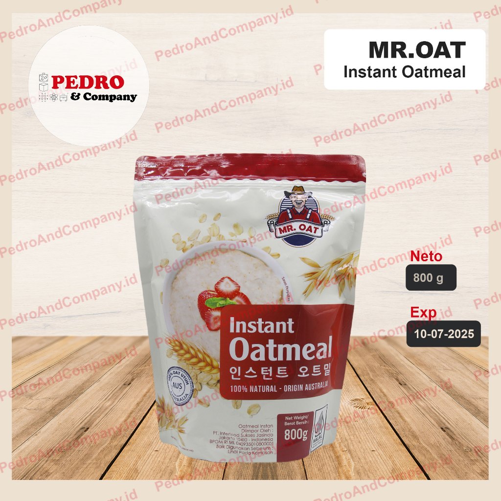 

Mr Oat INSTANT Oatmeal Australia 800 gram sereal cereal gandum refill