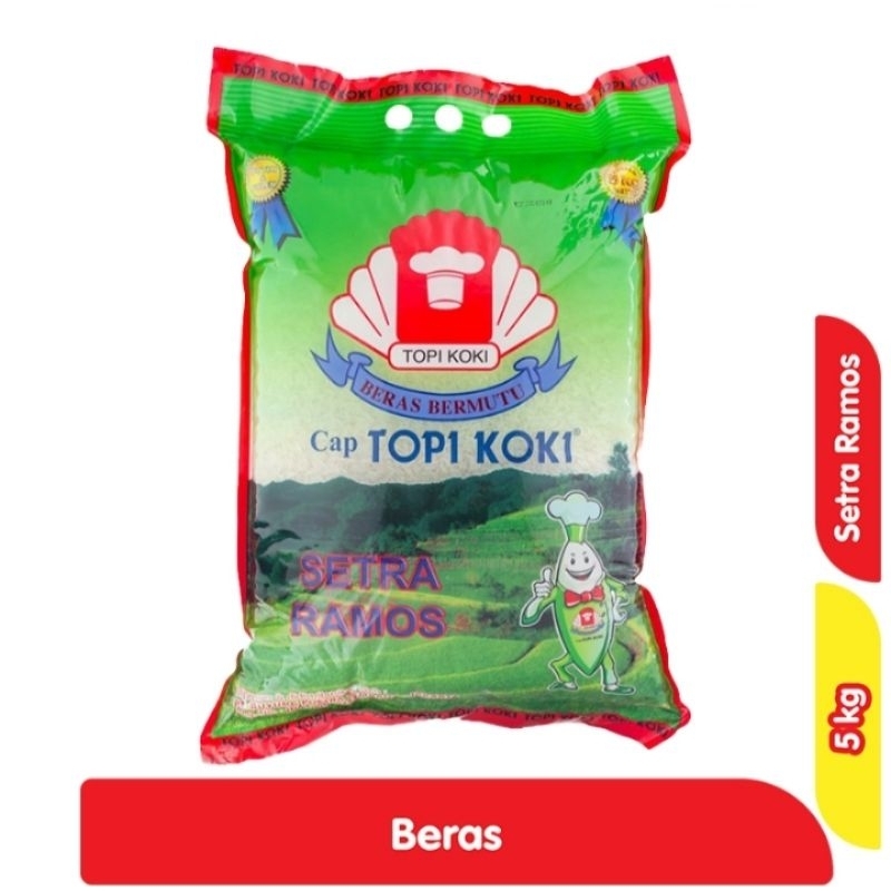 

Beras Pulen wangi Topi koki