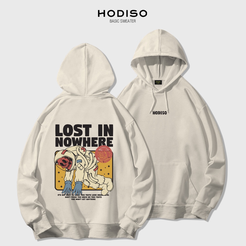 Langsung dibeli HODISO  Astronot Hoodie Jumper Pullover