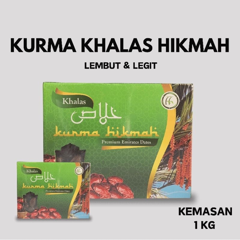 

kurma hikmah khalas 1 kg