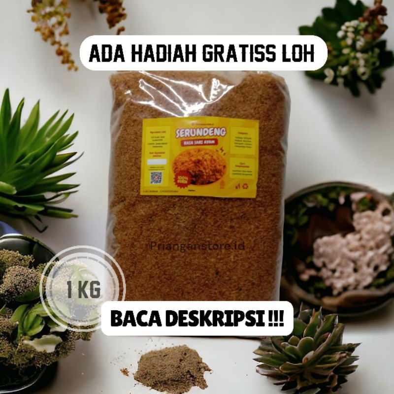 

Serundeng Kelapa Rasa Gurih 1 kg Oleh Oleh Khas Ciamis