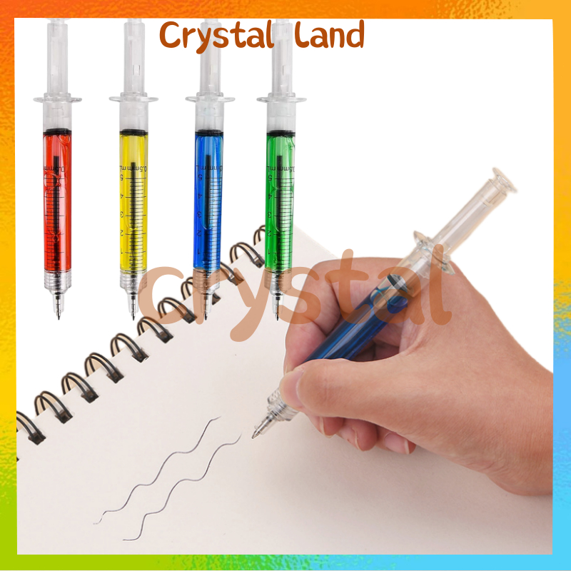 

Pulpen Jarum Suntik Warna Warni / Alat Tulis Anak Sekolah / Stationery Unik / Souvenir Bolpoin Jarum Suntik / Ballpoint Pen Souvenir