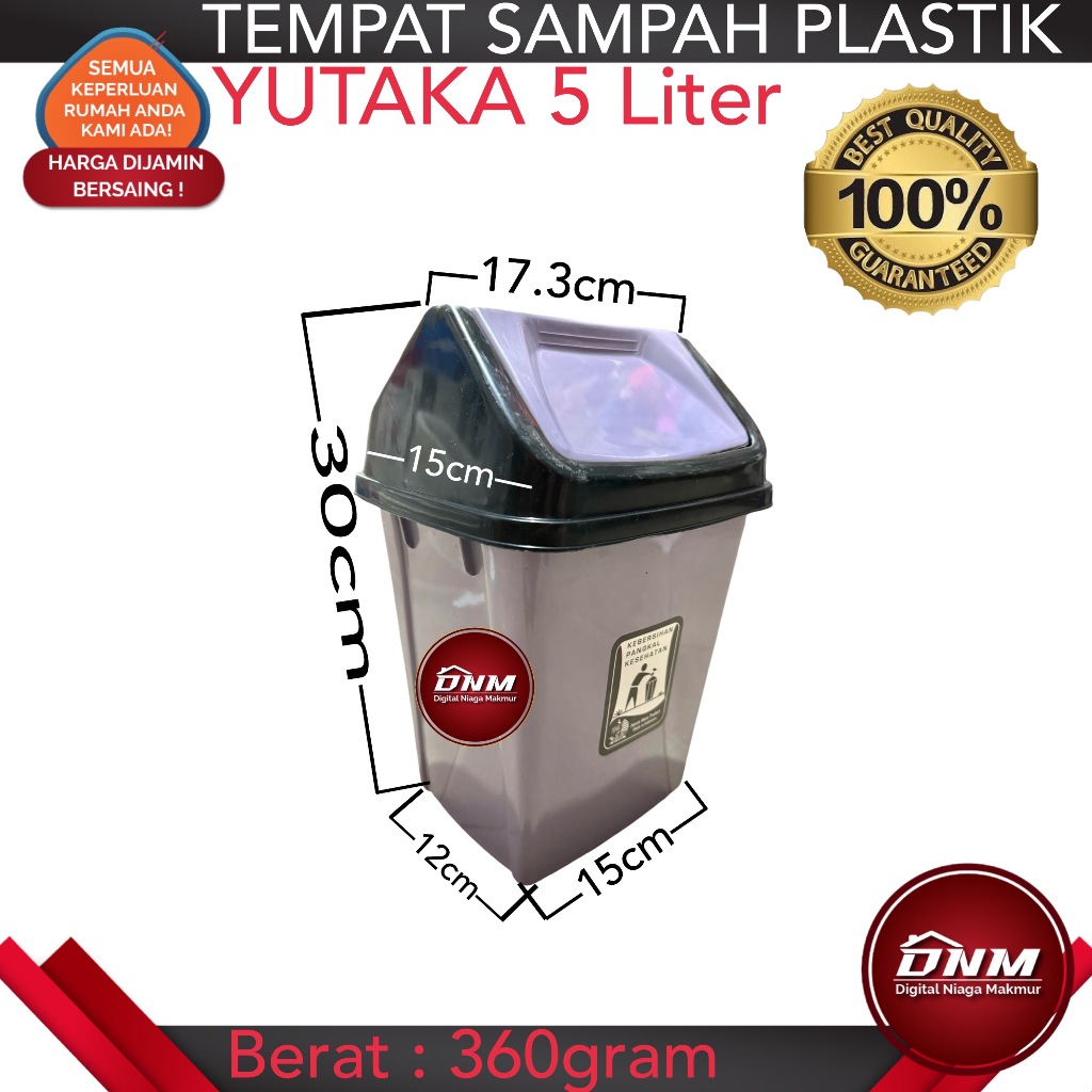 Tempat Sampah 5 Liter YUTAKA