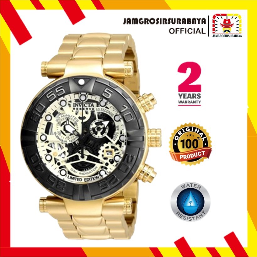 PROMO Jam Tangan Pria Invicta Reserve Subaqua model 22515 Noma I Stainless Steel Strap Original BM G