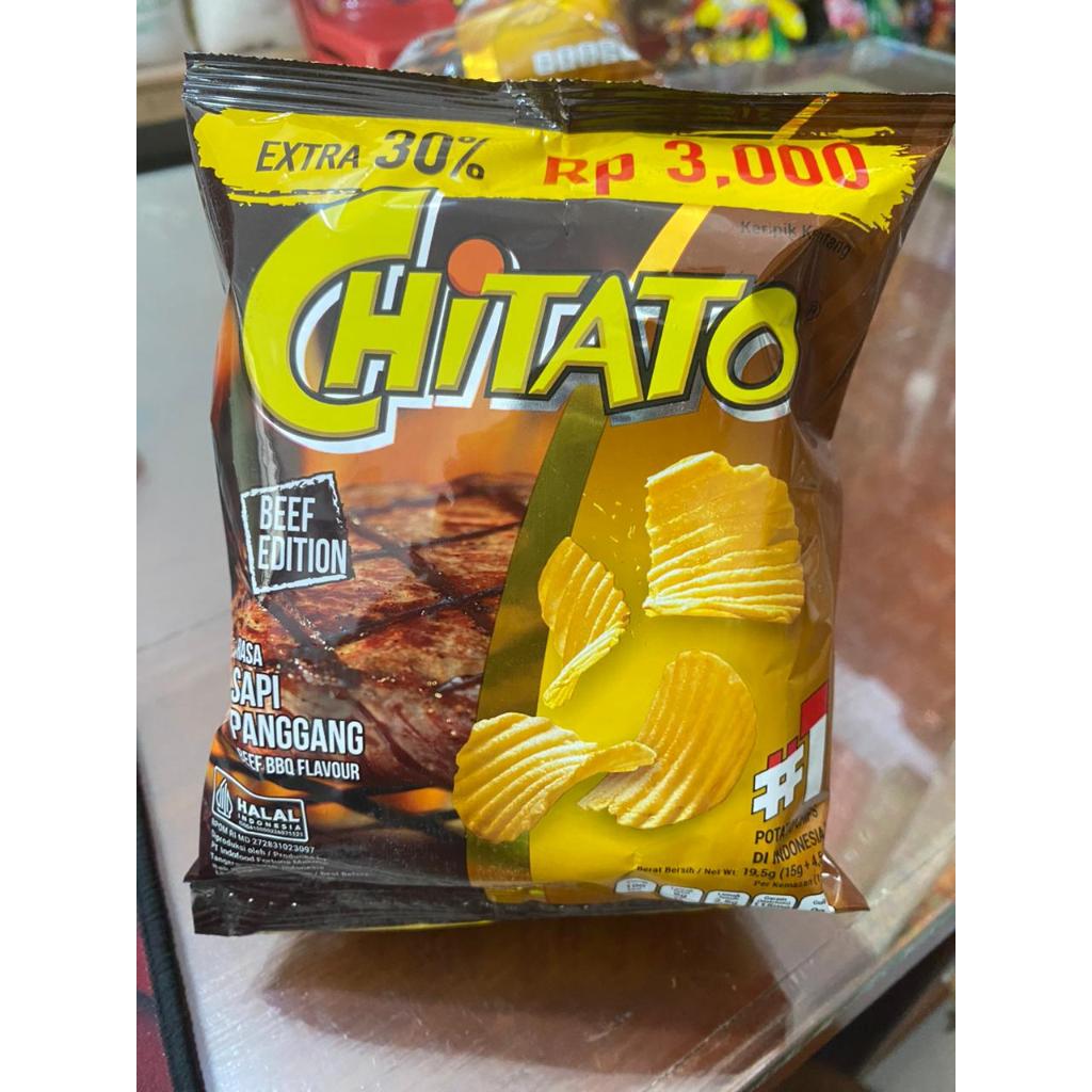 

Chitato 1 Renceng isi 10 Bks @19.5gram