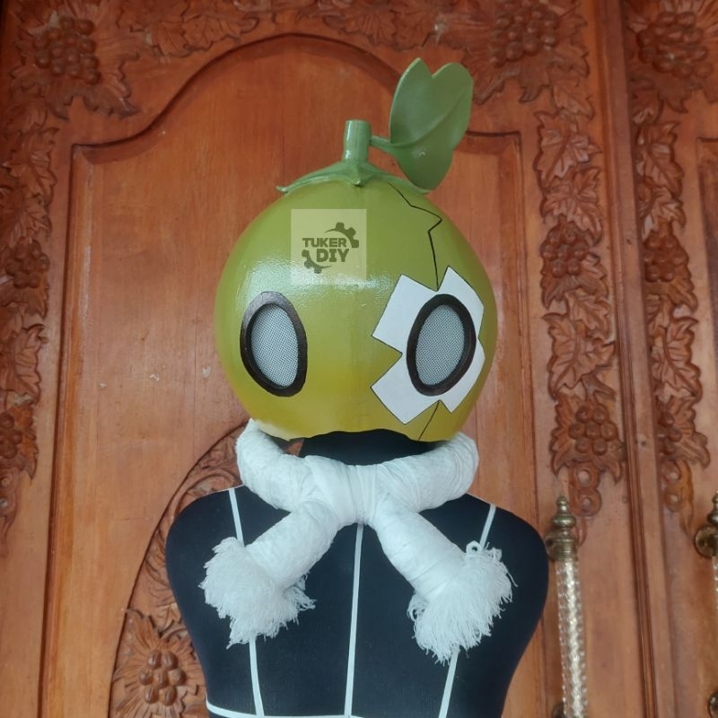 Topeng & Tali Cosplay Suika Mask Helmet Anime Dr. Stone