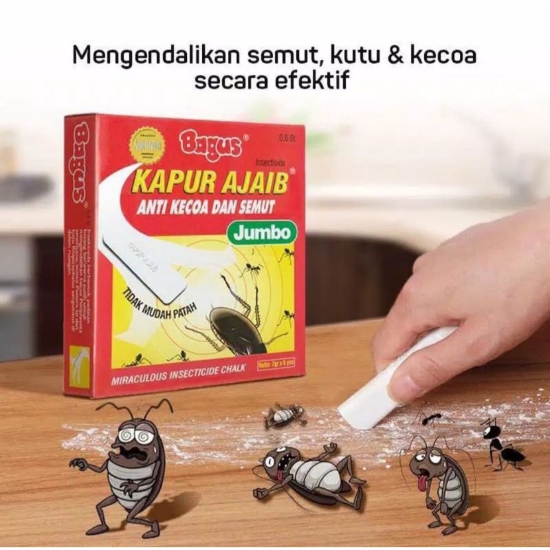 Kapur anti semut dan kecoa bagus jumbo ORIGINAL | KAPUR ANTI SEMUT efektif