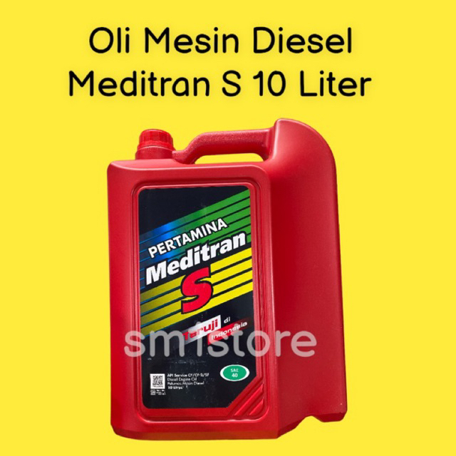 Oli Mesin Diesel Pertamina Meditran S SAE40 10 Liter