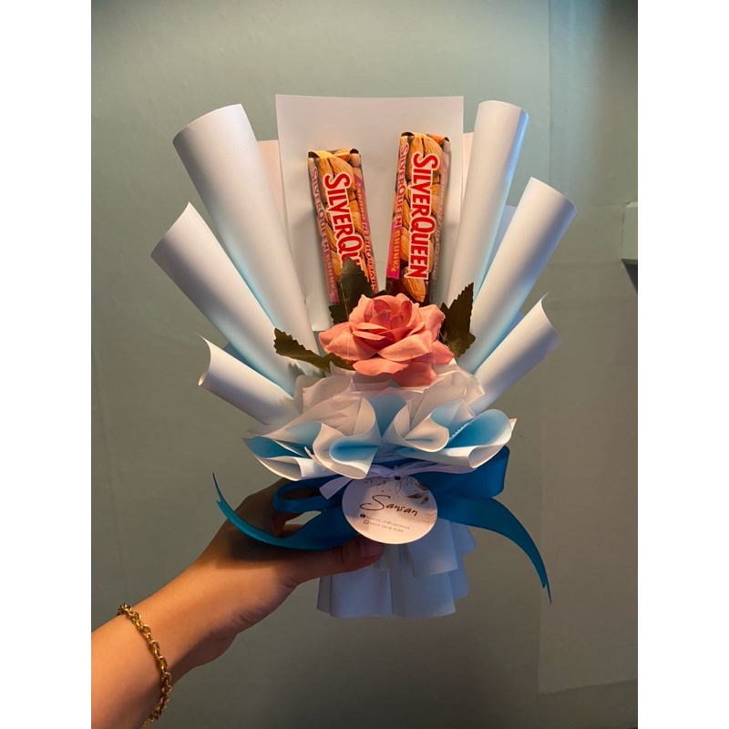 

Promo 7.7 [PO+1] Promo Buket Coklat Silverqueen/ Silver Queen/ Boquet Hari Guru/Valentine/Kado
