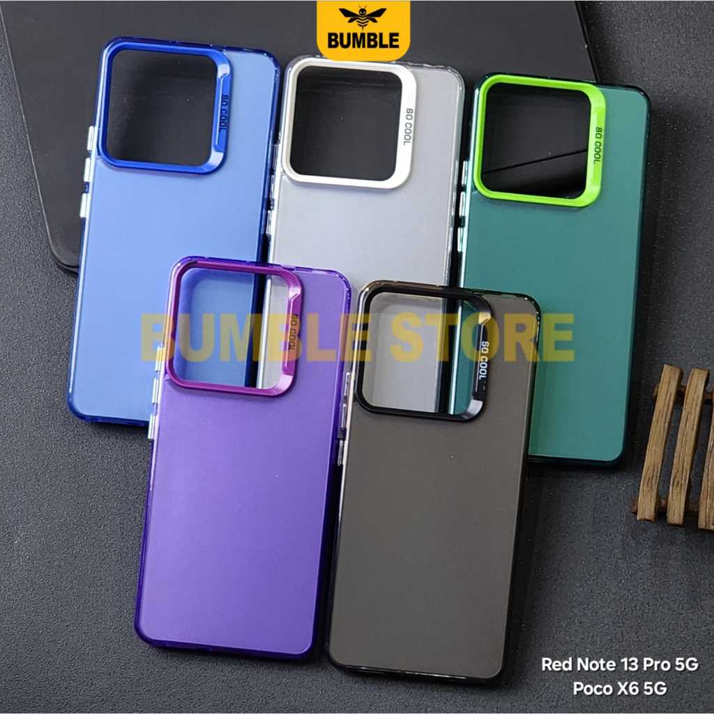 Case Poco X6 5g Poco M5S Poco M6 4G Case IMD Color Plate Hologram Case - Bumble