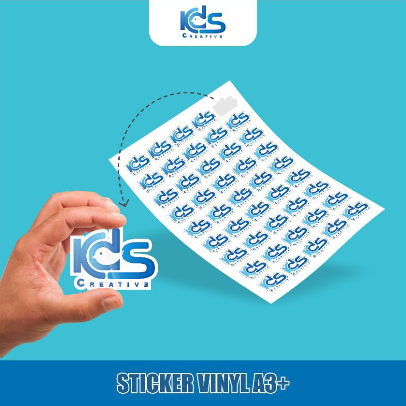 

CETAK Stiker Vinyl A3+