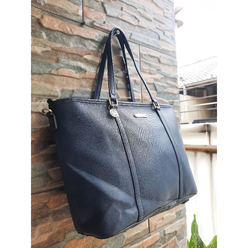 Totebag Anne Klein Kepala Singa - TAS PRELOVED BRANDED ORIGINAL