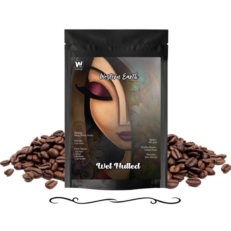 

Arabica Wet Hulled - Semi Washed Process (200gram)