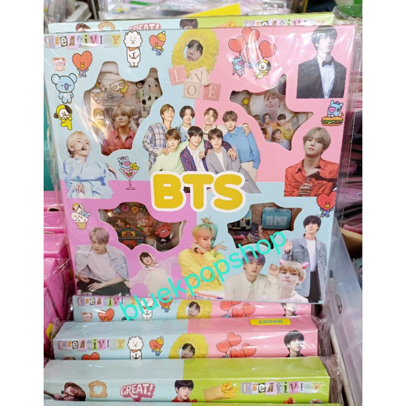 

Ready Stock : Set 1 Pack Sticker Waterproof BTS Import