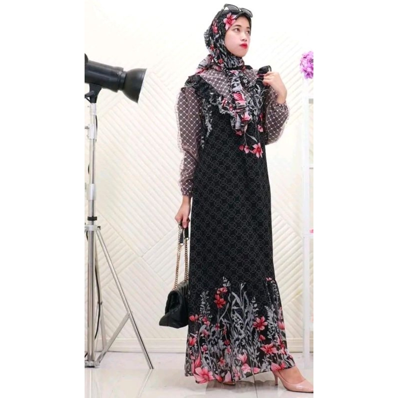 WF Tata Gamis Plus Hijab Segiempat