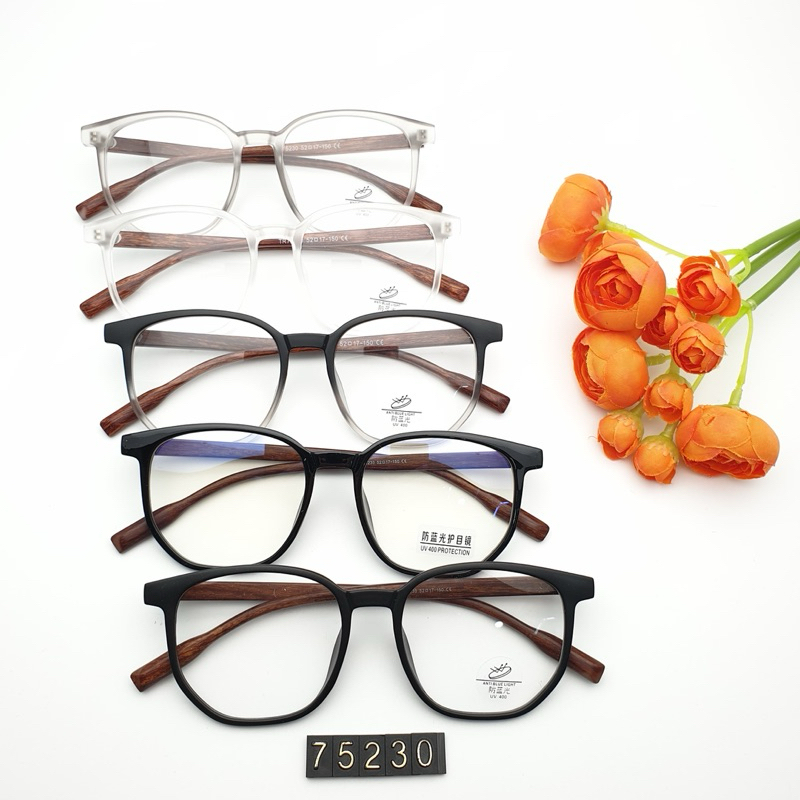 Kacamata/Frame Elastis Unisex Terbaru 75230 Size 52.17.150-Kacamata Minus,Photocromic,Blueray,Bluecr