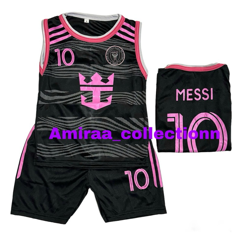 SETELAN BAJU JERSEY SINGLET SEPAK BOLA  TERBARU SET ANAK INTERMIAMI