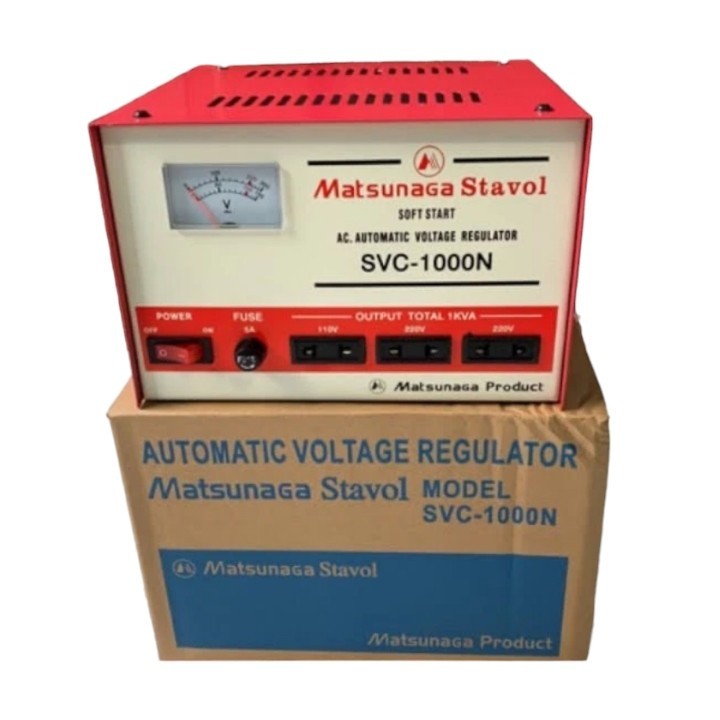 Stavolt Stabilizer Voltage 1000W 1000 Watt 1000VA MATSUNAGA