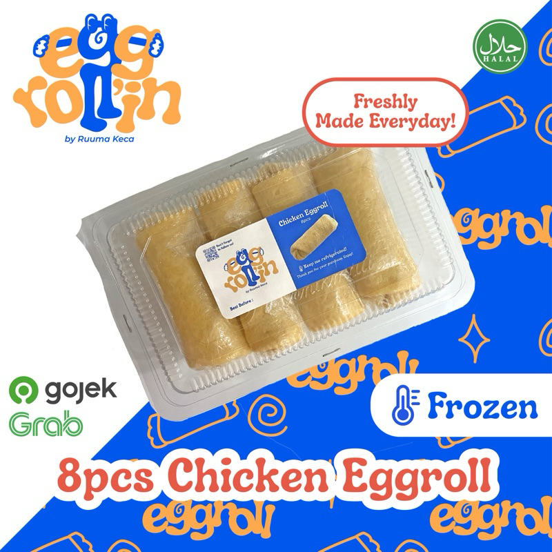 

8pcs Frozen Food Chicken Eggroll | eggroll’in by Ruuma Keca