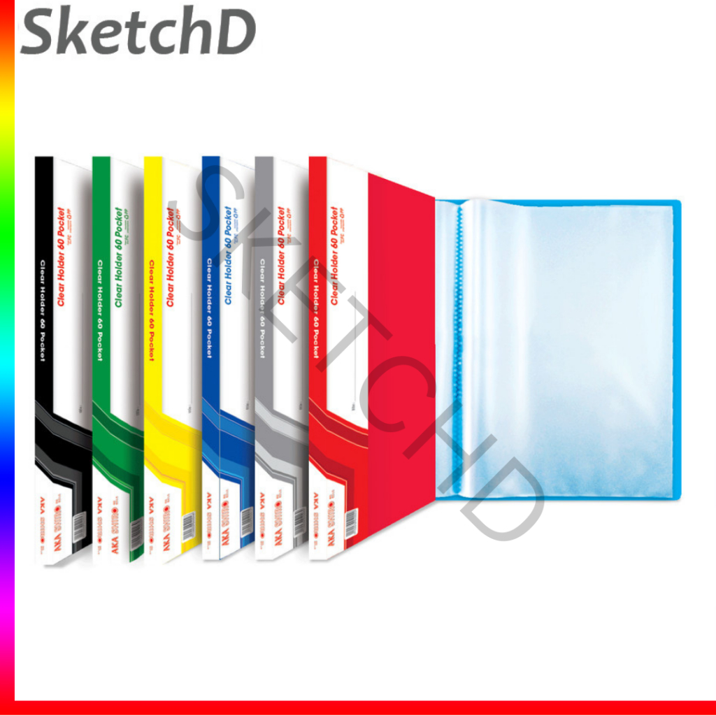 

Map Clear Holder F4 Akashiro 40 sheet - Document Keeper - Display Book