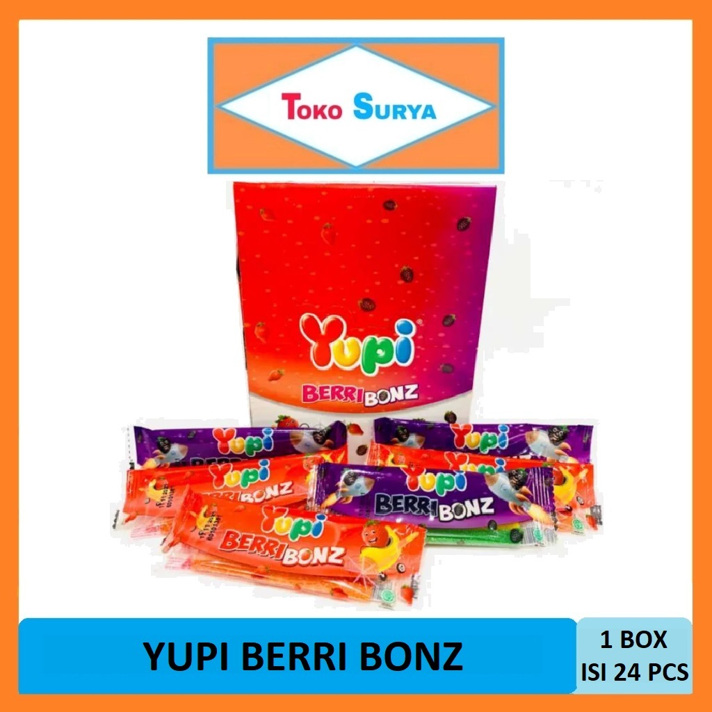 

Yupi Gummy Candies Berri Bonz 24 x 6 Gr