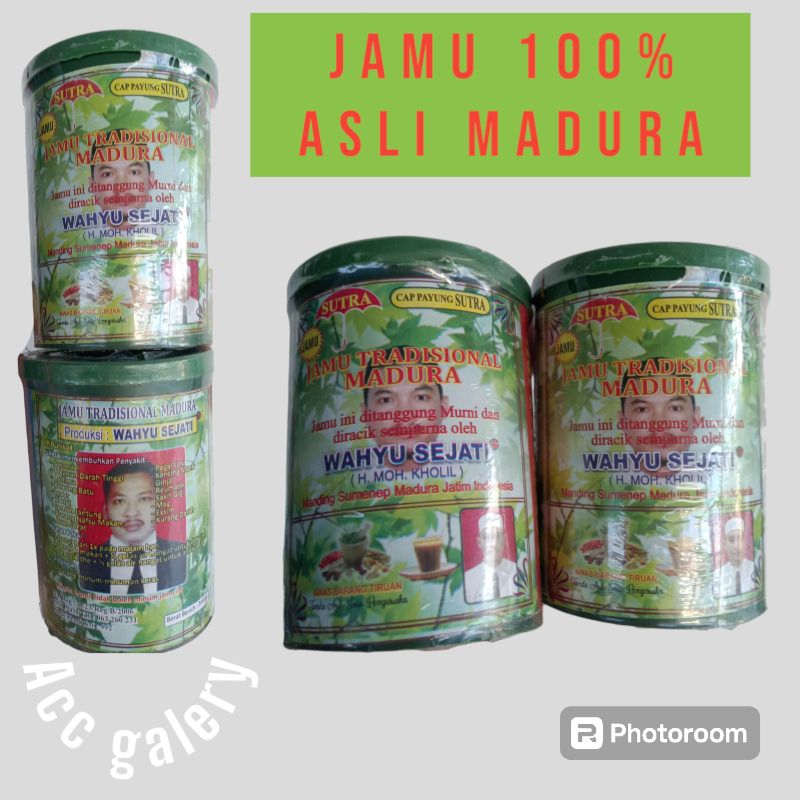 

Jamu Herbal Wahyu Sejati Asli Tradisional Madura Rasa Kopi