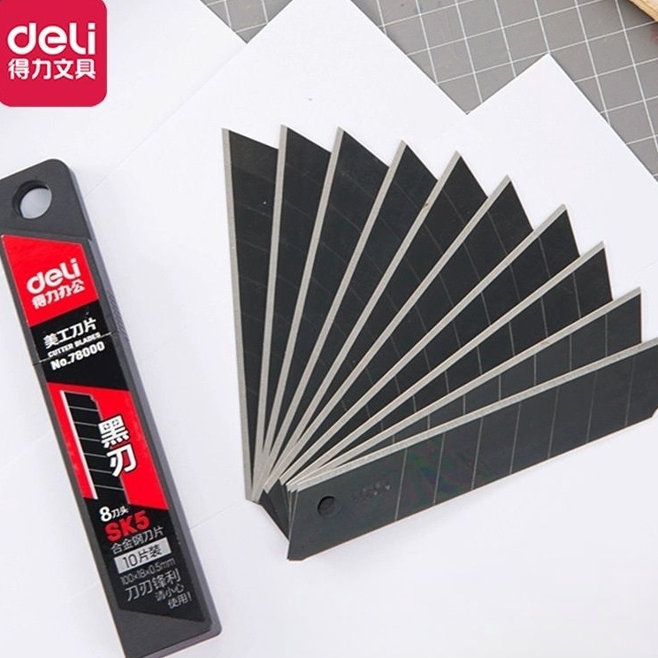 

Grosir Terkeren Deli isi cutter refill black blade SK5