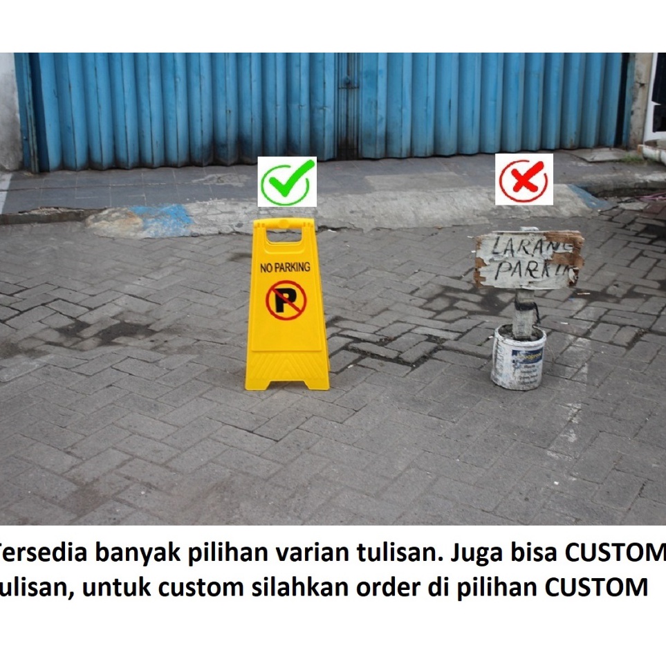 

Banyak Diminati Rambu DILARANG PARKIR Plang No parking Stiker sticker Khusus Direksi VIP Penghuni Karyawan Hotel vallet Valet BISA CUSTOM not WET FLOOR