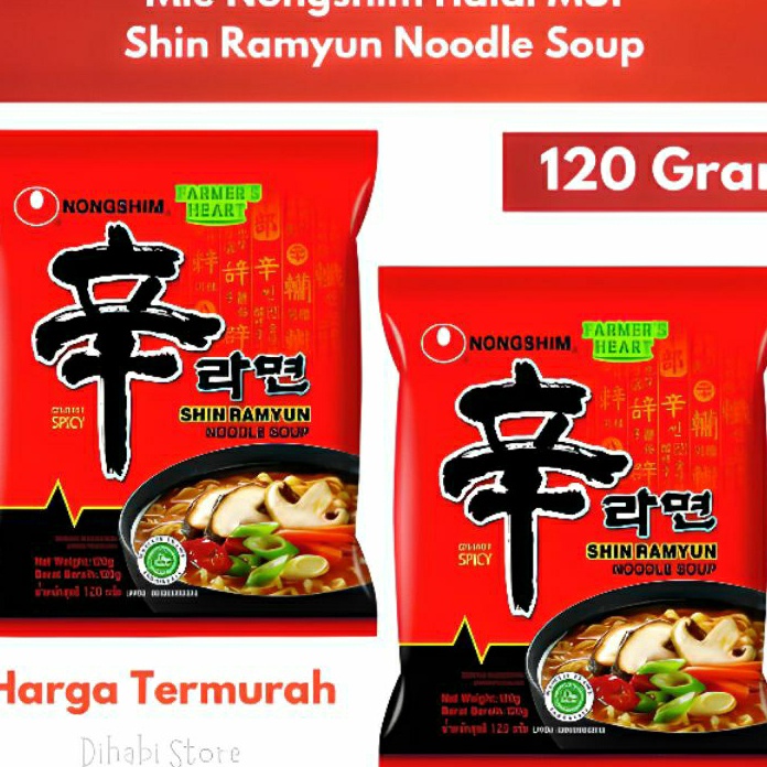 

Terbaru 33 Shin Ramyun Noodle Soup Mie Korea Nongshim Halal MUI Expired Januari 225