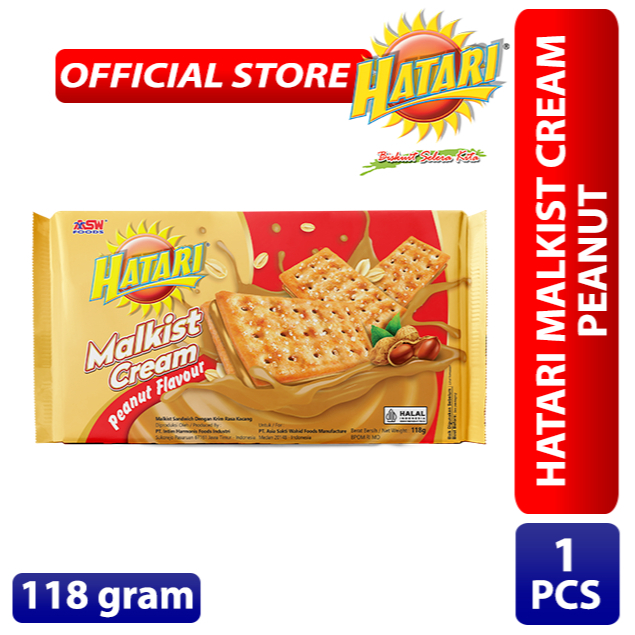 

Hatari Malkist Cream Peanut 118 Gr