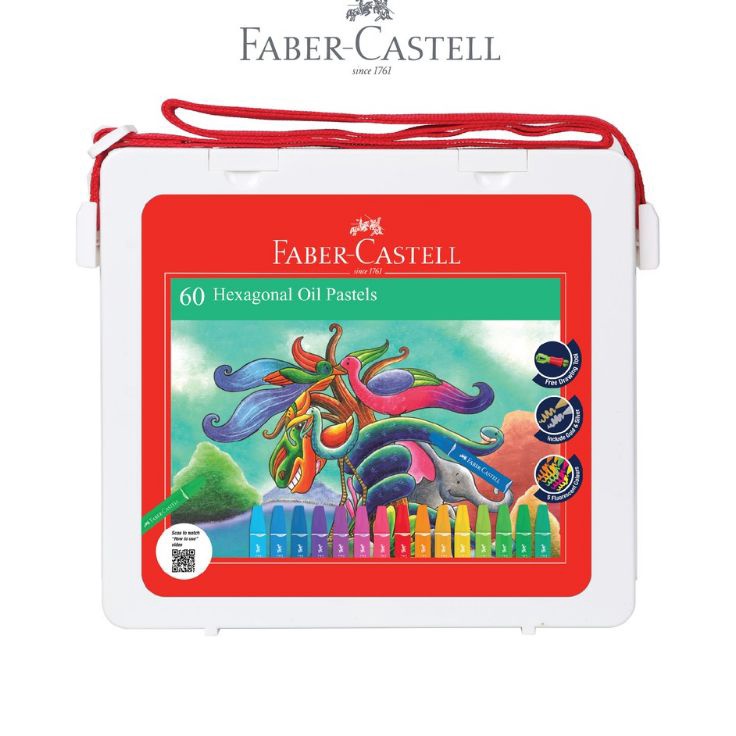 

Grosir Favorit Crayon 6 warna Faber Castell HEXAGONAL OIL PASTELL 6 Warna Faber Castell