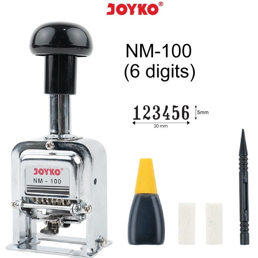 

Terkini JOYKO Numerator 6digitAutomatic Number MachineStempel Angka Otomatis JOYKO