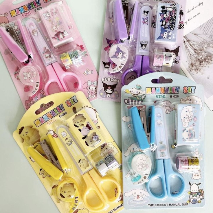 

Hot Brand COD 1SET ALAT STATIONERY 51N1 MOTIF KARTOON GUNTING SELOTIP STAPLES KARTOON KD193