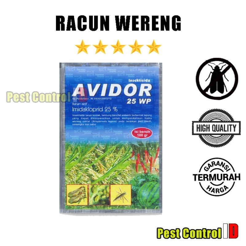 AVIDOR 25 WP (Racun Wereng) Insektisida ampuh membunuh hama wereng coklat, racun kutu daun, racun ha
