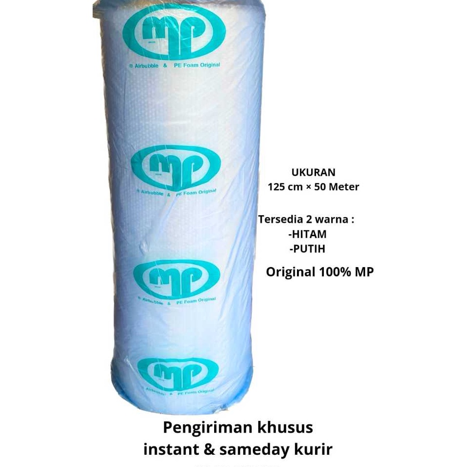 

Free Pengemasan BUBBLE WRAP MULIAPACK UK 125CMX5M KHUSUS INSTANT KURIR