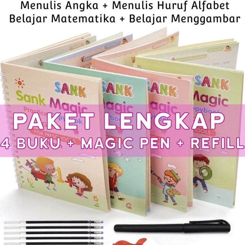 

Pasti Laris Sank Magic Book 4 BukuSet Magic Practice Book