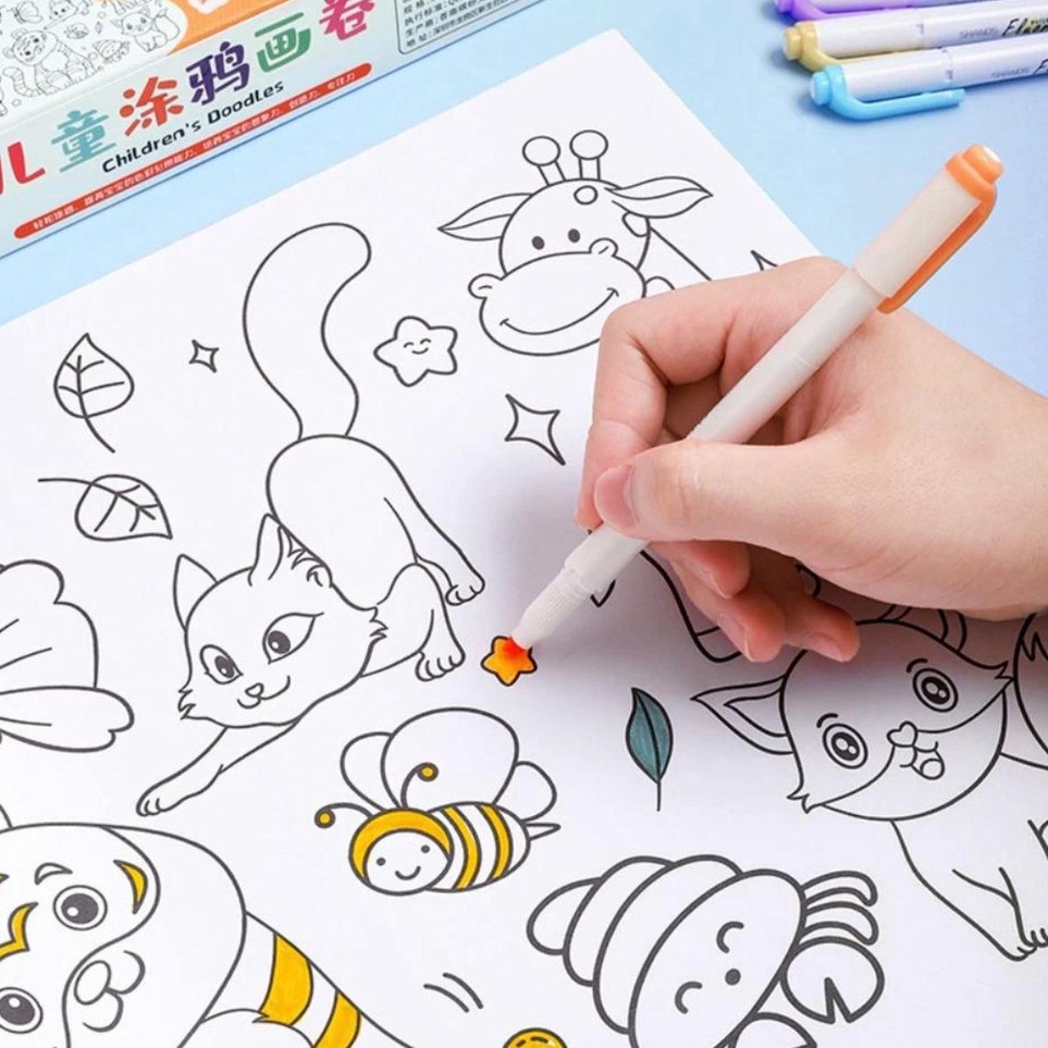 

Garansi Mutu Poster Mewarnai Raksasa Giant Coloring Sheet Jumbo Poster Gambar Kertas Mewarnai