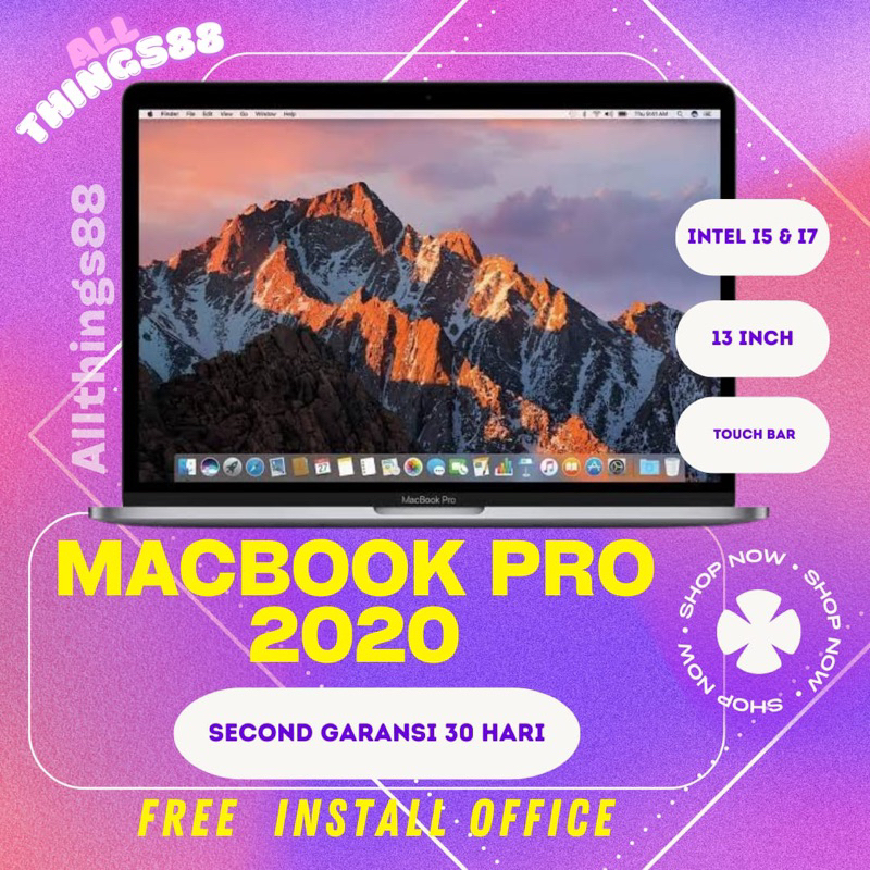 Macbook Pro 2020 13inch M1 i5 1TB 512 256 Second Like New ORIGINAL Apple